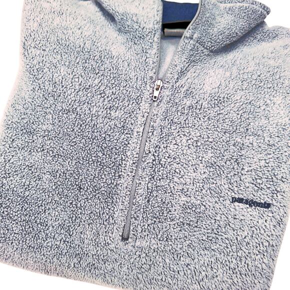 Patagonia Capilene Pullover Men Gray Fleece 1/4 Zip XXL Sweater Outdoors Vintage - Picture 1 of 8